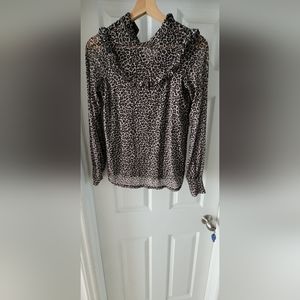 Leopard print top
